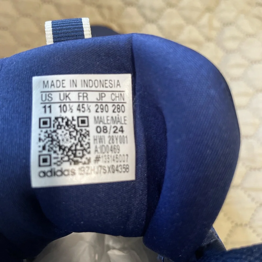 Adidas Royal Blue Athletic Shoes